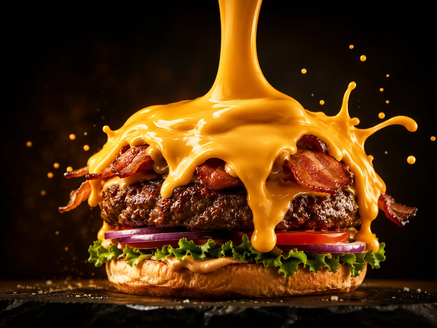 GPT image 2 melted cheese burger food advertising test